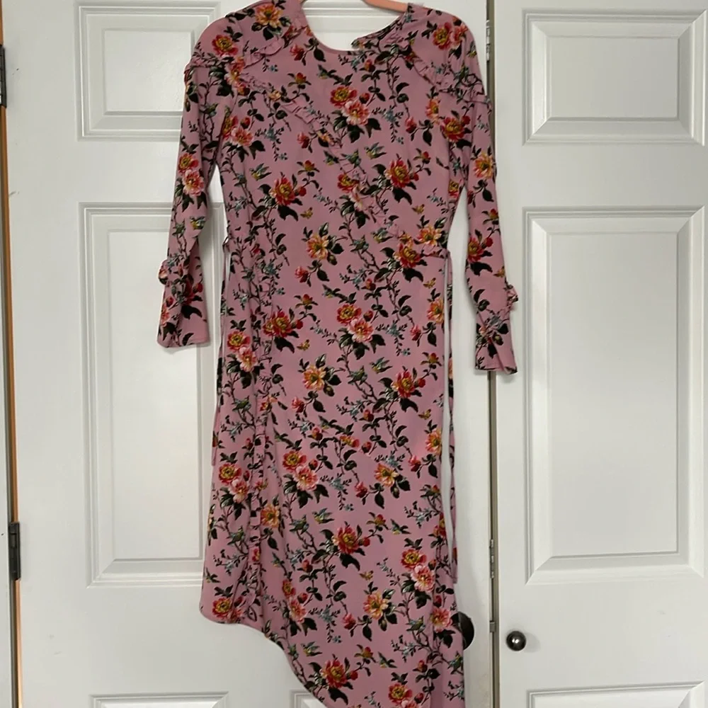 Topshop pink dress